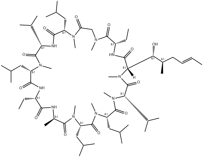 環(huán)孢菌素雜質(zhì)23(環(huán)孢菌素V)(環(huán)孢素EP雜質(zhì)E)